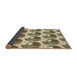 Thickness of Patterned Oak Brown Rug, pat3087brn