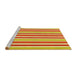 Sideview of Machine Washable Transitional Orange Red Orange Rug, wshpat309yw