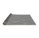 Thickness of Patterned Silver Gray Rug, pat3090gry