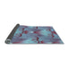 Thickness of Patterned Crystal Blue Rug, pat3092lblu