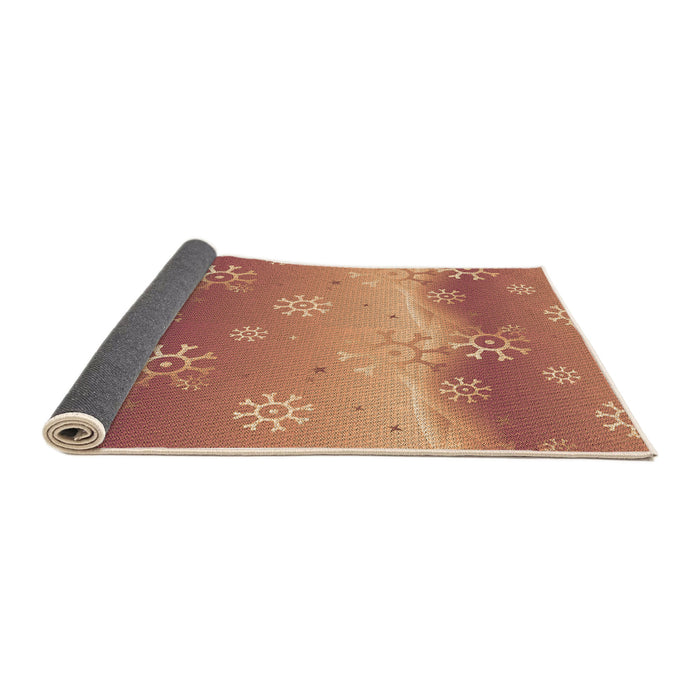 Thickness of Patterned Red Rug, pat3093org