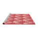 Sideview of Machine Washable Transitional Light Coral Pink Rug, wshpat3094rd