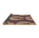 Thickness of Patterned Brown Sand Brown Rug, pat3095brn