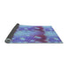 Thickness of Patterned Crystal Blue Rug, pat3097lblu