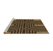 Sideview of Machine Washable Transitional Light Brown Rug, wshpat3098brn