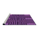 Sideview of Machine Washable Transitional Purple Rug, wshpat3098pur