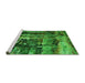 Machine Washable Transitional Deep Emerald Green Rug in a Bedroom, wshpat31grn