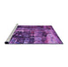 Machine Washable Transitional Purple Rug in a Bedroom, wshpat31pur