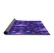 Thickness of Patterned Purple Rug, pat3100pur