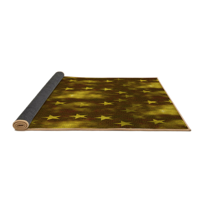 Thickness of Patterned Red Rug, pat3100yw
