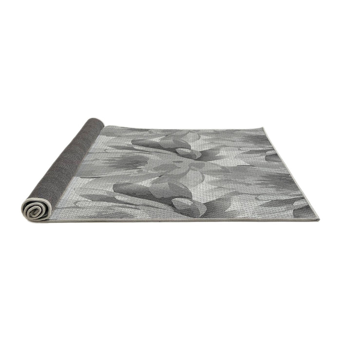 Thickness of Patterned Gray Rug, pat3103gry
