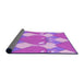 Thickness of Patterned Violet Purple Rug, pat3107pur