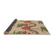 Thickness of Patterned Light Brown Rug, pat3108brn