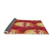 Thickness of Patterned Orange Rug, pat3111org