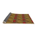 Thickness of Patterned Tomato Red Rug, pat3112org