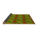 Thickness of Patterned Pistachio Green Rug, pat3112yw