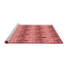 Sideview of Machine Washable Transitional Light Coral Pink Rug, wshpat3114rd