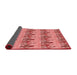 Thickness of Patterned Light Coral Pink Rug, pat3114rd