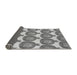 Thickness of Patterned Silver Gray Rug, pat3120gry