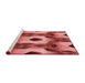 Sideview of Machine Washable Transitional Red Rug, wshpat3121rd