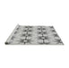 Sideview of Machine Washable Transitional Gray Rug, wshpat3123gry