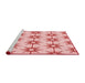 Sideview of Machine Washable Transitional Pink Rug, wshpat3123rd