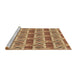 Sideview of Machine Washable Transitional Orange Rug, wshpat3124brn