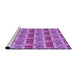 Sideview of Machine Washable Transitional Violet Purple Rug, wshpat3124pur