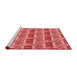 Sideview of Machine Washable Transitional Red Rug, wshpat3124rd