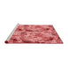 Sideview of Machine Washable Transitional Light Coral Pink Rug, wshpat3129rd