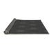 Thickness of Patterned Charcoal Black Rug, pat313gry