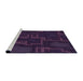 Sideview of Machine Washable Transitional Purple Rug, wshpat3130pur