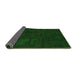 Thickness of Patterned Green Rug, pat3131grn