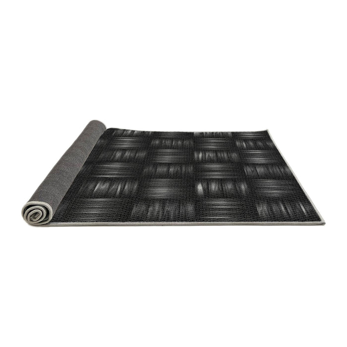 Thickness of Patterned Midnight Gray Rug, pat3132gry