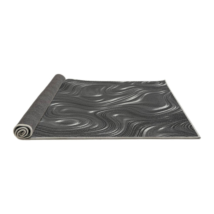 Thickness of Patterned Gray Rug, pat3133gry