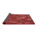 Thickness of Patterned Red Rug, pat3133rd