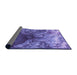 Thickness of Patterned Amethyst Purple Rug, pat3134pur