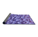 Thickness of Patterned Amethyst Purple Rug, pat3135pur