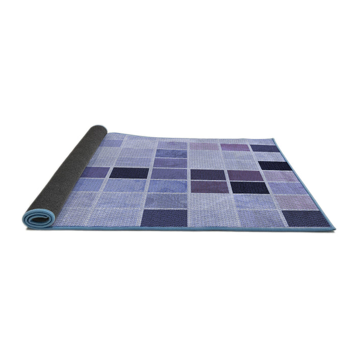 Thickness of Patterned Periwinkle Purple Rug, pat3136blu