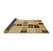 Thickness of Patterned Brown Gold Rug, pat3136brn