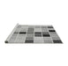 Sideview of Machine Washable Transitional Gray Rug, wshpat3136gry