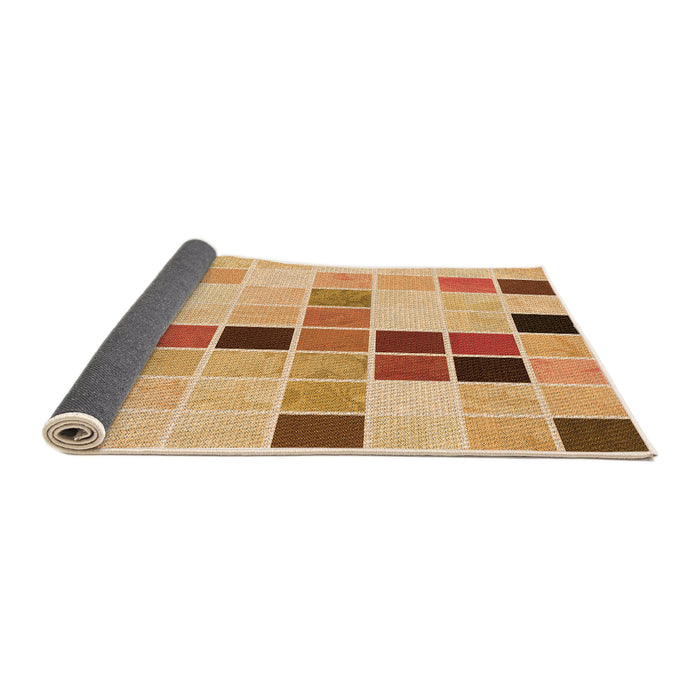 Thickness of Patterned Orange Rug, pat3136org