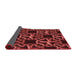 Thickness of Patterned Red Rug, pat3138rd