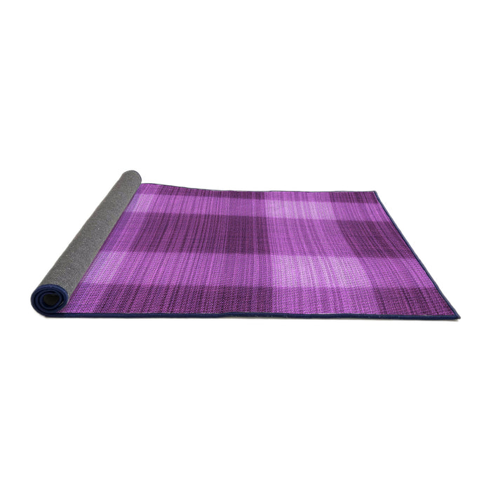 Thickness of Patterned Bright Neon Pink Purple Rug, pat3141pur