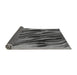 Thickness of Patterned Gunmetal Gray Rug, pat3145gry