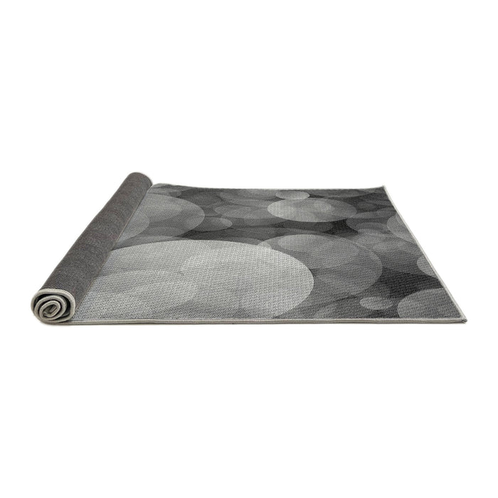 Thickness of Patterned Carbon Gray Rug, pat3146gry