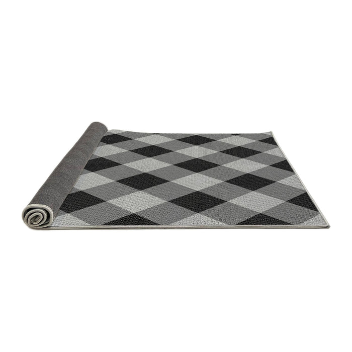 Thickness of Patterned Dark Gray Rug, pat3150gry