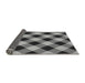 Thickness of Patterned Dark Gray Rug, pat3150gry