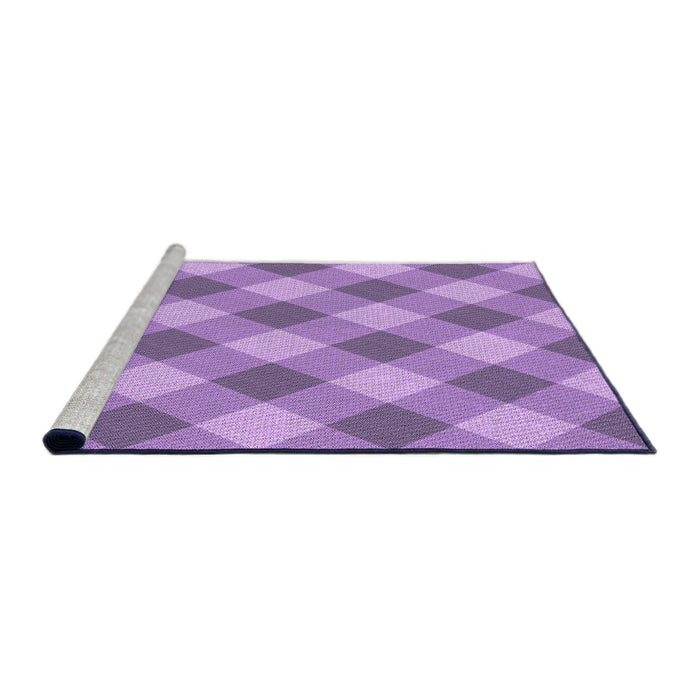 Sideview of Machine Washable Transitional Violet Purple Rug, wshpat3151pur