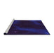 Sideview of Machine Washable Transitional Amethyst Purple Rug, wshpat3160pur